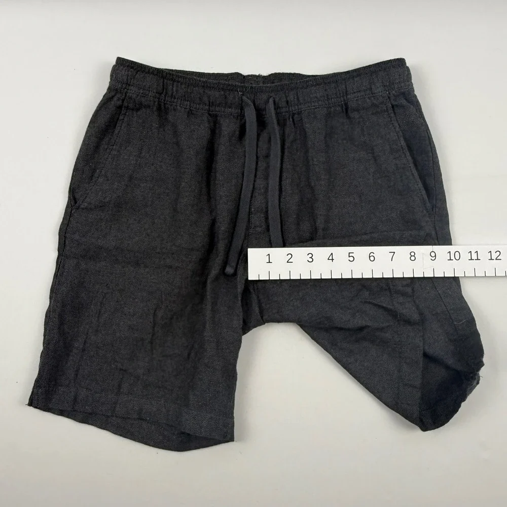 Banana Republic Mens Deck Short Charcoal Gray Drawstring Shorts Small NWT